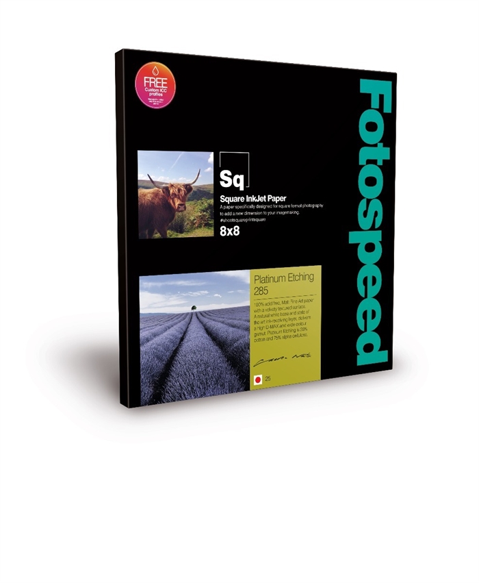 Fotospeed Platinum Etching 285 g/m² - 12x12", 25 sheets