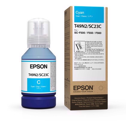 T49N200 Encre Sublimation Cyan EPSON 140 ml - Matériel Grand Format