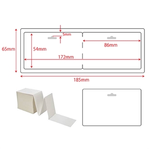 Rouleau de 365 etiquettes papier mat EPSON 76mmx51mm pour imprimante C3500  - Codeodis