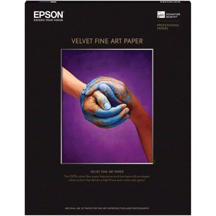 Papel para impresora Epson Velvet Fine Art - Hoja única – K. A. Artist Shop