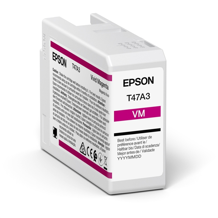 Epson Vivid Magenta 50 ml ink cartridge T47A3 - Epson SureColor P900