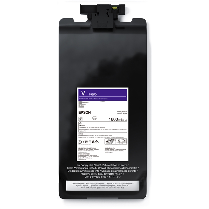 Epson Violet T56FD - 1600 ml ink bag