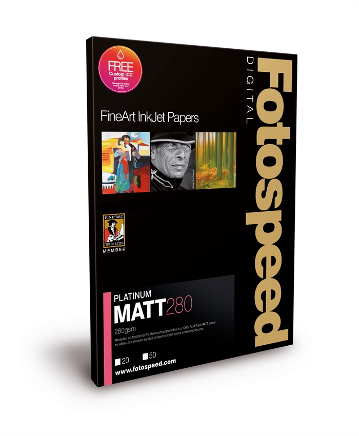 Fotospeed Platinum Matt 280 g/m² - A3+, 25 sheets