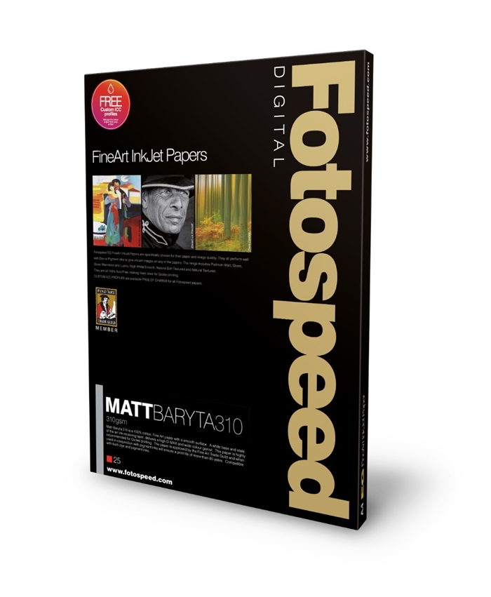 Fotospeed Matt Baryta 310 g/m² - A3, 25 sheets